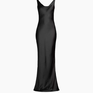 Norma Kamali Maria Satin Gown